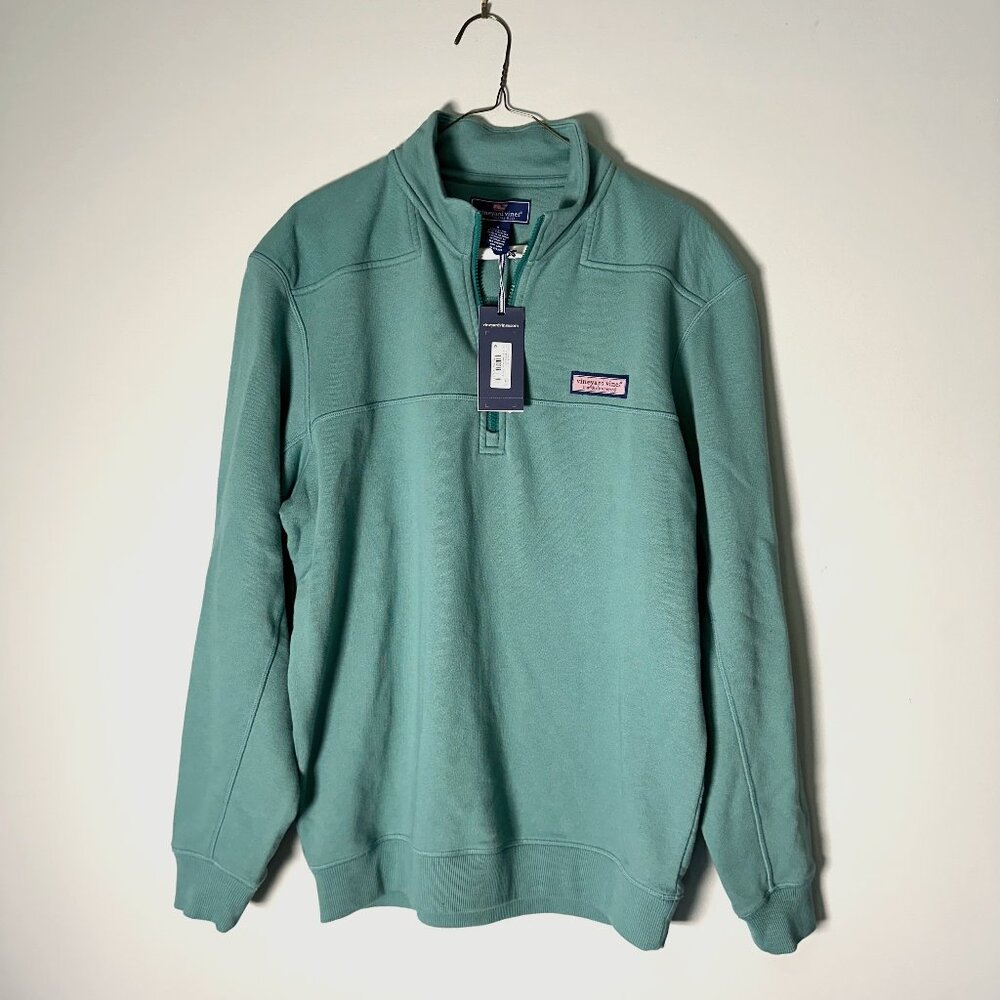 NWT Vineyard Vines Shep Shirt OUTLET - Stormy Seas, Mens Small